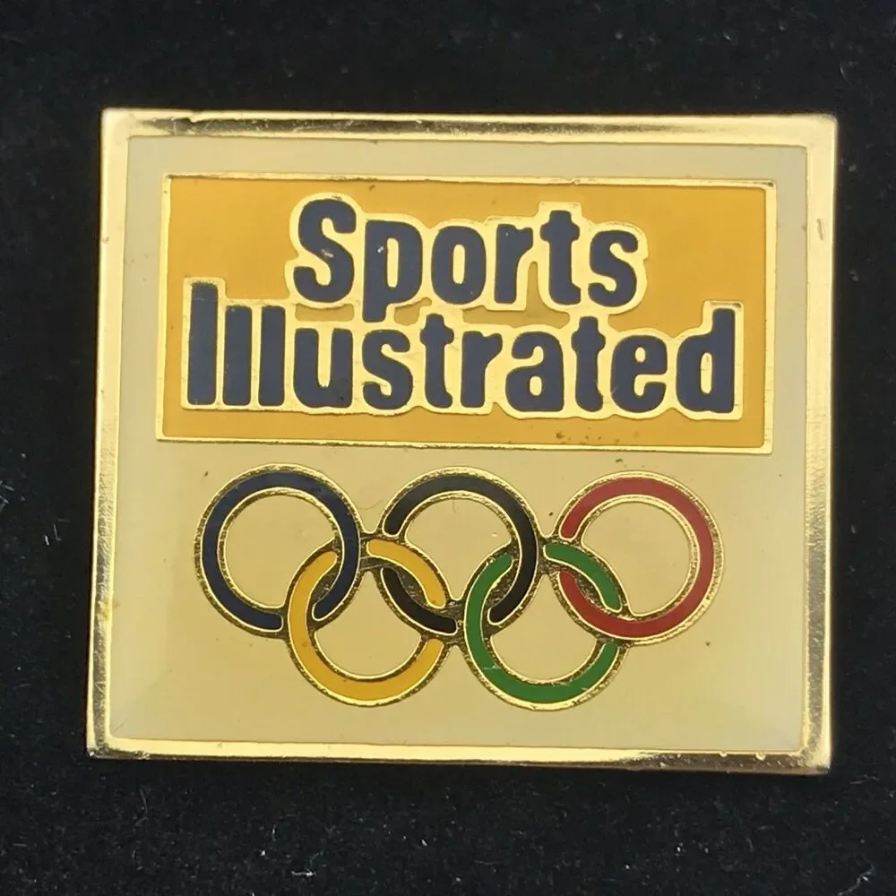 Olympics Vintage Sports Illustrated Pin Collectible Memorabilia